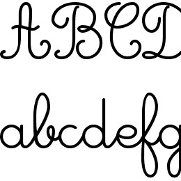 GinoSchoolScript Bold Font File