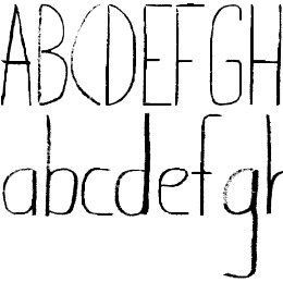 Giraffenhals Font File