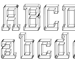 GlassBlocks Font File