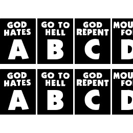 God Hates Westboro Font File