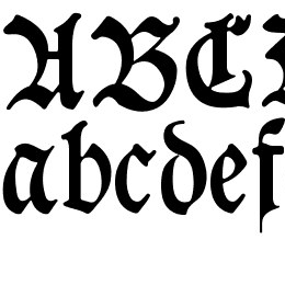 Goeschen Fraktur Font File