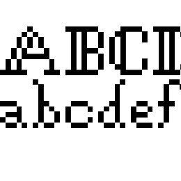 Gothic Pixel Font File