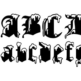 Gothic Winter Font File