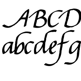 Gourdie Handwriting Font File