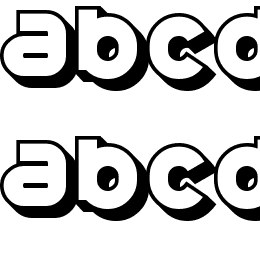 Gribal Shadow Font File