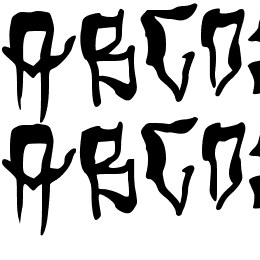 Grimey Font File