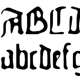 GutenbergsGhostypes Font File