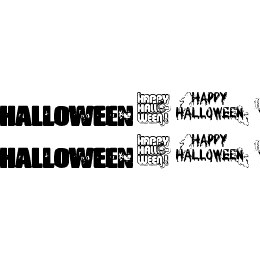 Halloween Logo Font File