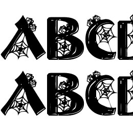 Halloween Spider Font File