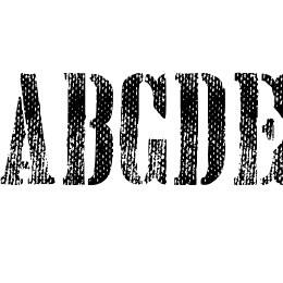 Hand Printing Press Meshed_demo Font File