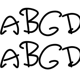 handlebars Font File