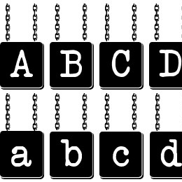 HANG BOARD 123 Font File