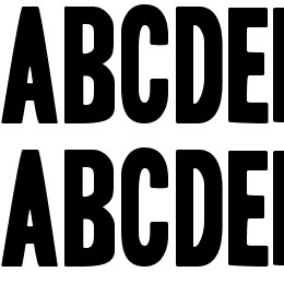 Headline One HPLHS Font File