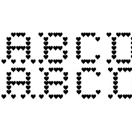 Heart Sweet Heart Font File