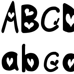 heartfont Font File