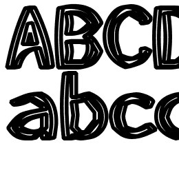 HeavyWood Font File