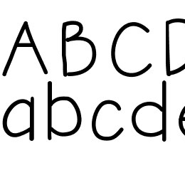 HelloDoodlePrint Font File