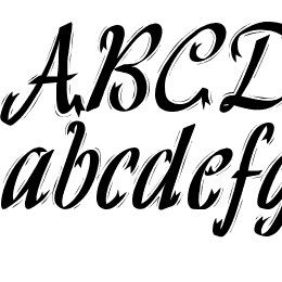 HFF Ribbon Font File