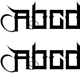 Hood Rich Font File