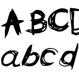 HorrorScribbles Font File