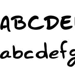 HZHandwrite Font File