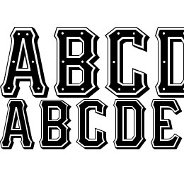 I.F.C. HOTROD TYPE Font File