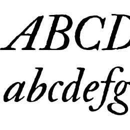 IM FELL Double Pica Italic Font File