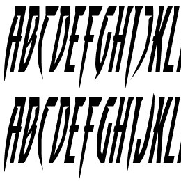 Inhumanity Condensed Italic Font File