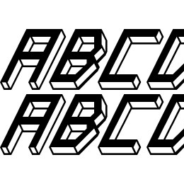 Italic Bricks Font File