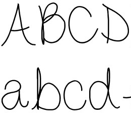 Jake and Abby Font File