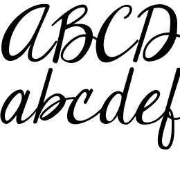 Janda Elegant Handwriting Font File