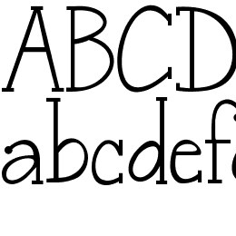 Janda Snickerdoodle Serif Font File