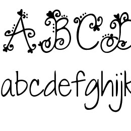 Janda Swirly Twirly Font File