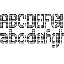 JD Digital Font File