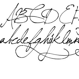 Jellyka BeesAntique Handwriting Font File