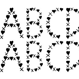 Jen Luvs Ben (4ever) Font File