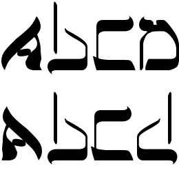 jerusalem Font File