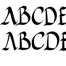 JGJ Roman Rustic Font File