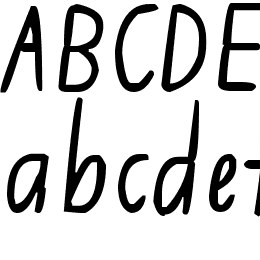 Jimmy Flashcard Font File