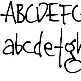 JinkyA Font File