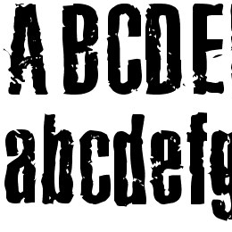 Joels Ragged Font Font File