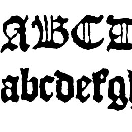 JSL Blackletter Font File