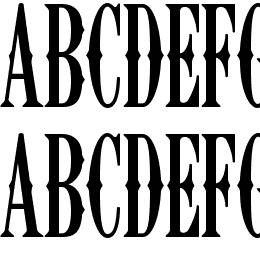 K22 Ambelyn Condensed Font File