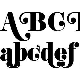 K22 Didoni Swash Font File