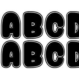 Kaboom & Bang$ Font File