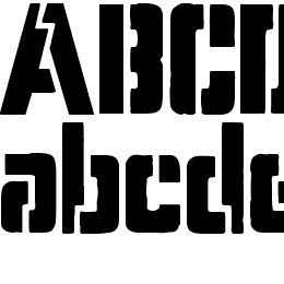 Karen Stencil Font File