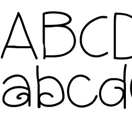 KBBrightandMerry Font File