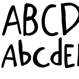 KBOneBigScrape Font File