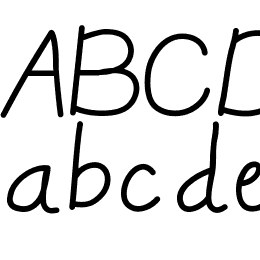 KBReallyDnealie Font File