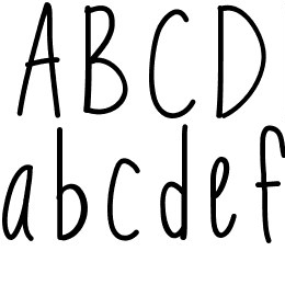 KBSoThinteresting Font File